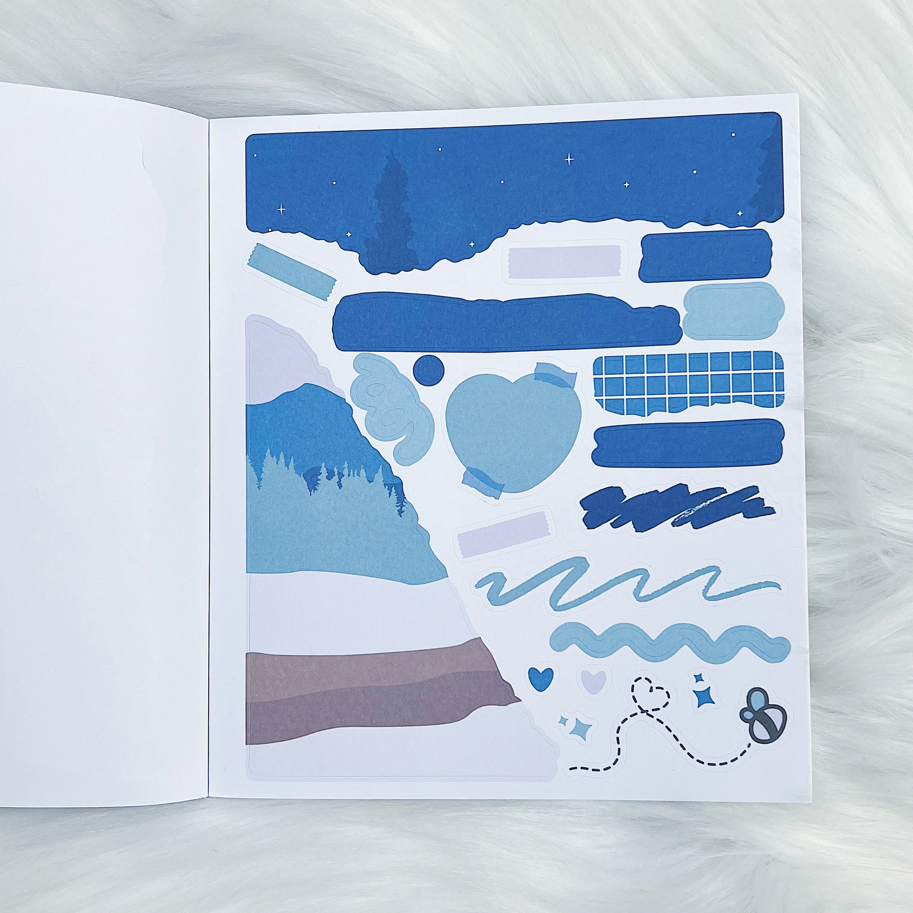 Winter Wonderland Sticker Book | Matte Sticker Paper | 10 Pages | Pixie Holo Foil - Image 11