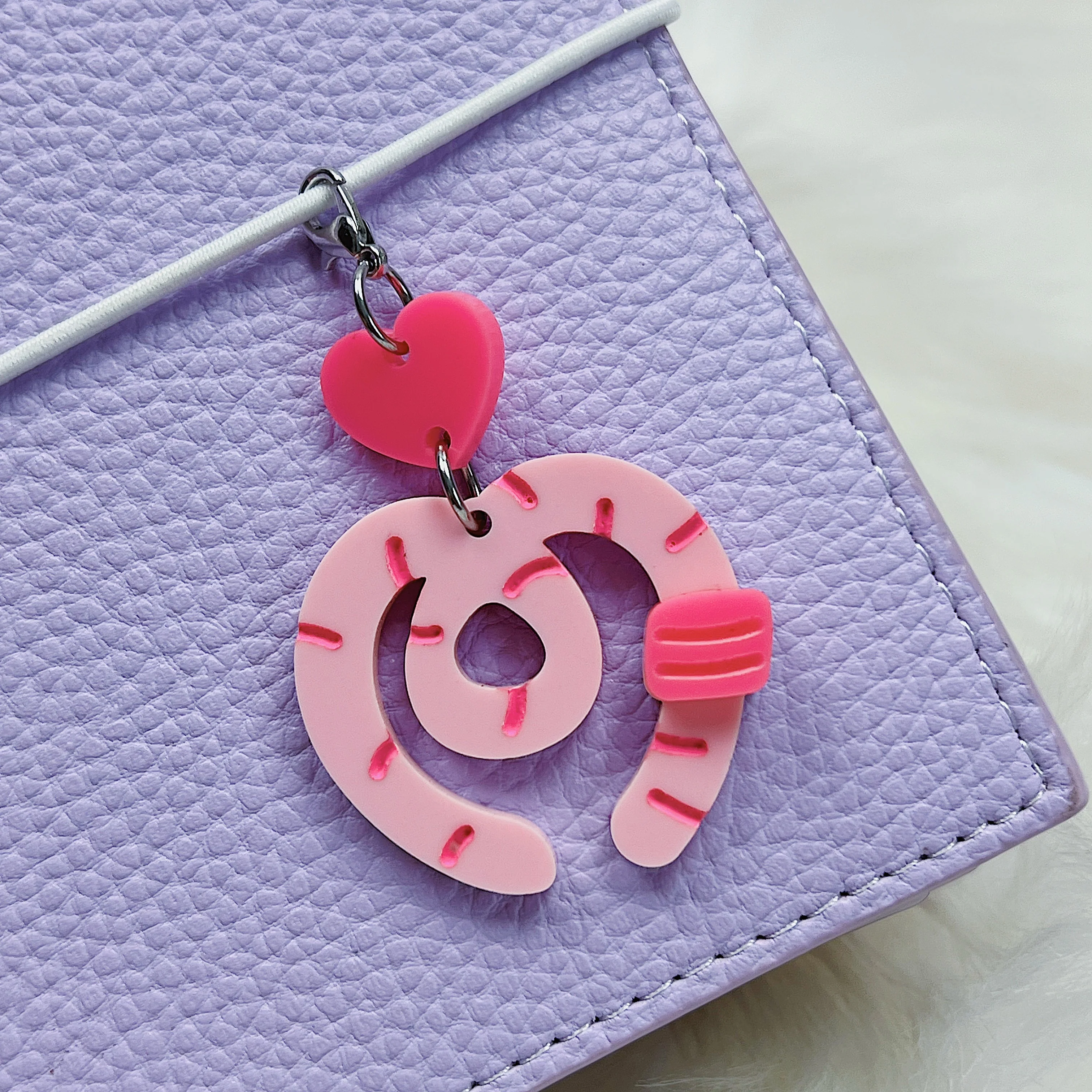 Wormie Acrylic Charm