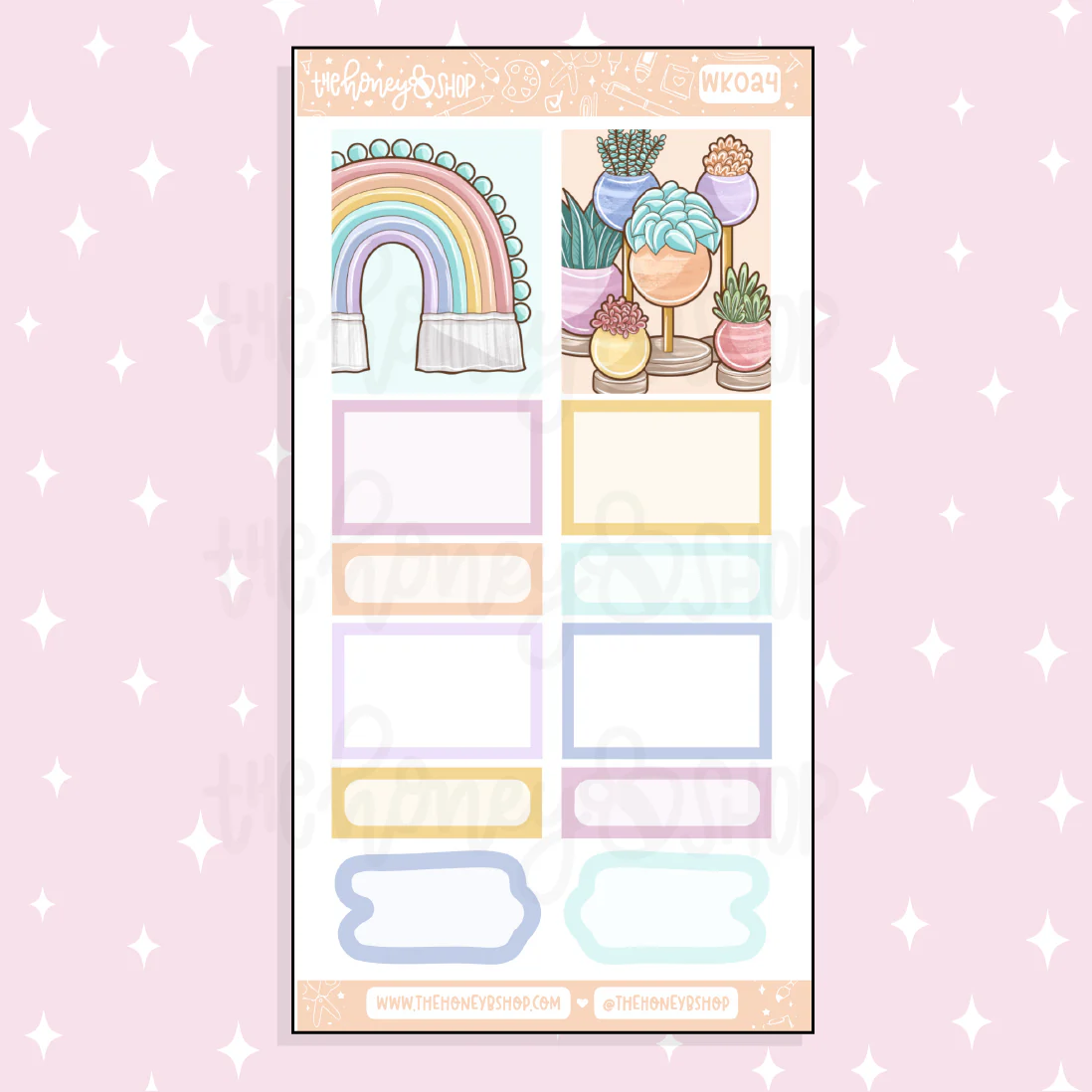 You are Loved Weekly Kit Doodle Sticker | Choose Your Sheets! - Image 4
